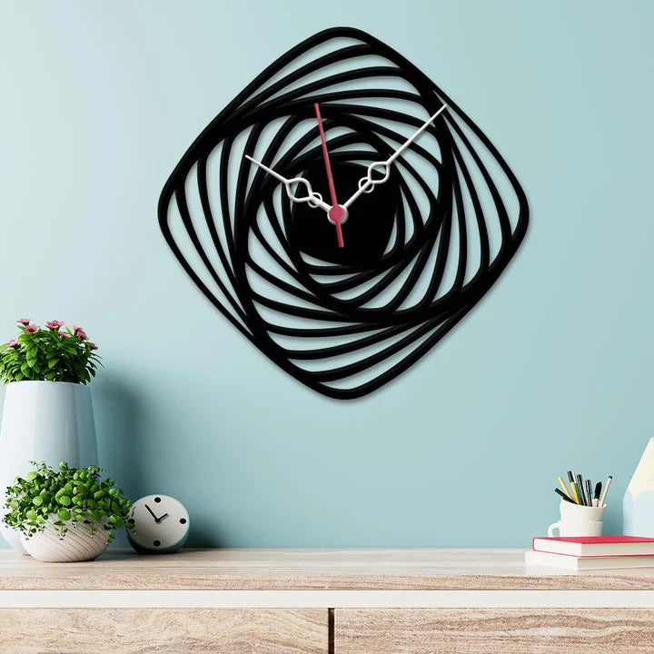 Unique wall clock, Modern clocks, Geometric clock, Wooden wall clock, Laser cut, Wood wall clock, Home decor, Wall art, Clock Decorative