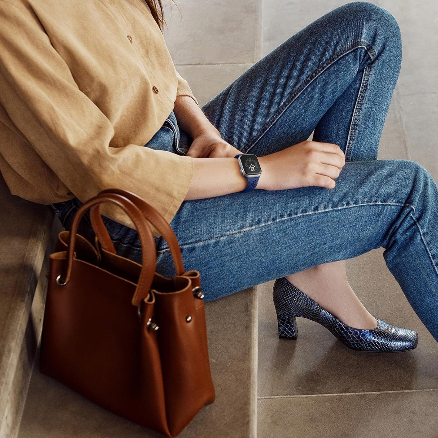 Maledan Bands 3 Pack Compatible with Apple Watch Series 10 9 8 7 6 5 4 3 SE Band for Women, Elegant Silicone Replacement Sport Band for Apple Watch iWatch 42mm 46mm 40mm 41mm 38mm 44mm 45mm Accessories (Copy)