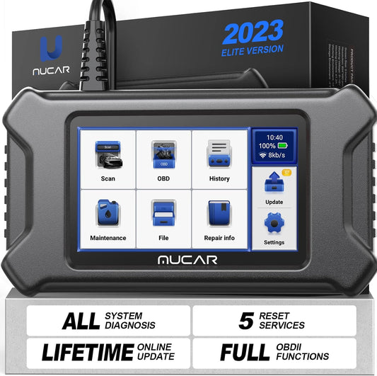 MUCAR CS99 OBD2 Scanner, Diagnostic Scanner for Car All System, Code Reader Car Diagnostic Tool with Oil/Brake/DPF/SAS/ETS Reset, AutoVIN, Live Data, One-Click Update, AutoAuth for FCA SGW
