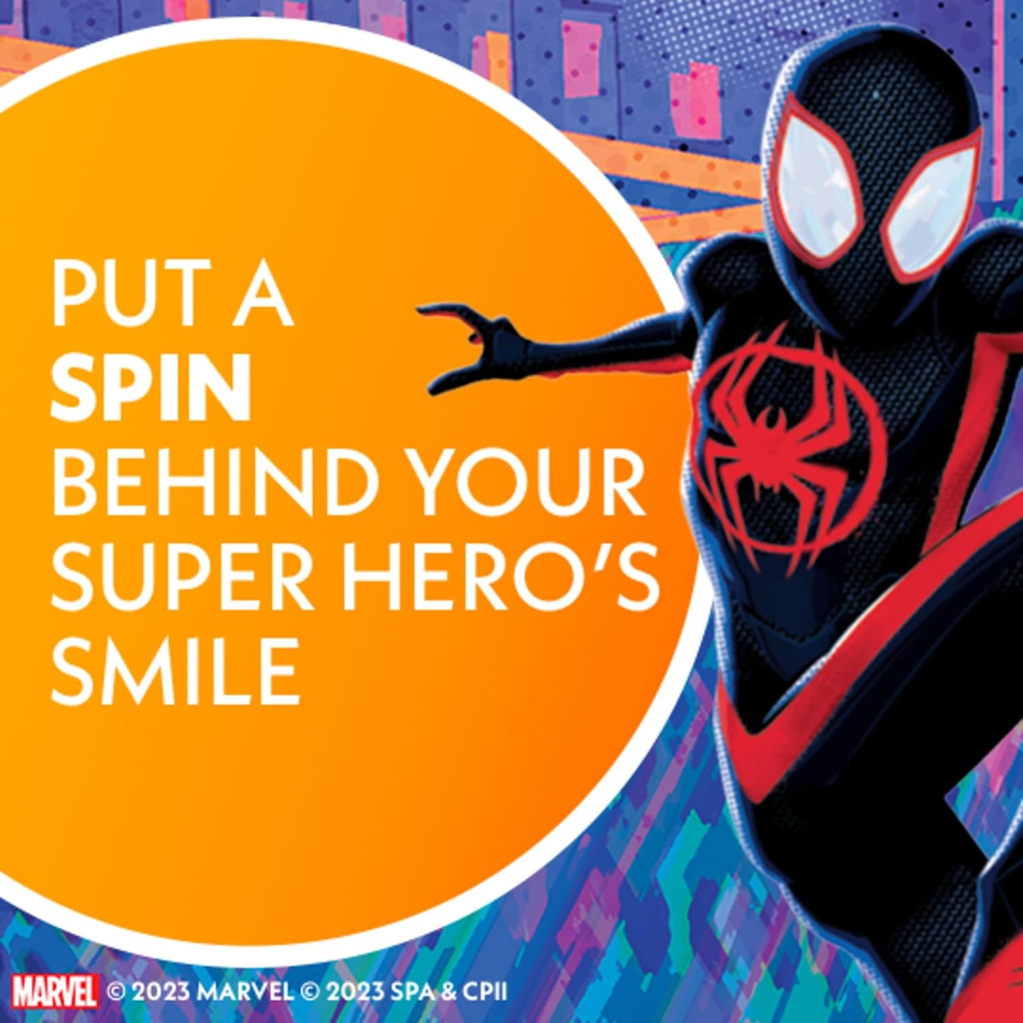 Spinbrush™ Kids Electric Toothbrush, Spiderman™ Battery Powered Electric Toothbrush for Children Ages 3+ with 1 AA Battery, Soft Head Bristles, Leakproof SoftSwitch, Ready-to-Use