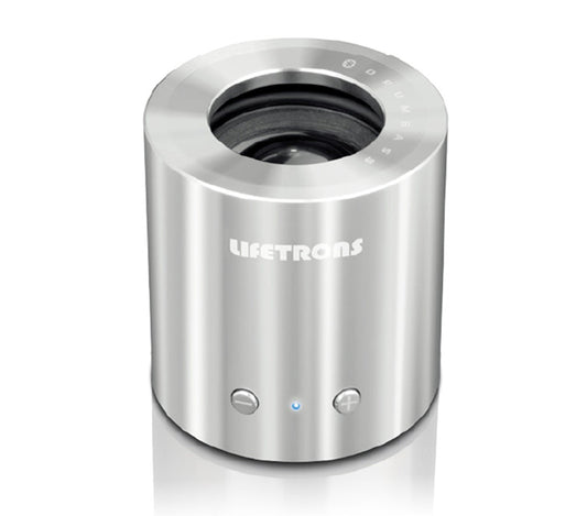 Lifetrons DrumBass IIIe Mini Bluetooth Speaker (FG-8011N-SIL) with Wireless Metallic Body Designed for iPod®, iPhone®, iPad®, MP3 Players, Tablets, Samsung Galaxy S6®, Samsung Galaxy Edge®, and Laptops