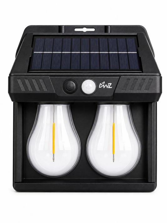 Solar Wall Lamp Lights Outdoor Waterproof – Solar Powered LED Wall Lights with Auto On/Off – Outdoor Solar Wall Lamps for Garden, Patio, Fence, Yard & Balcony