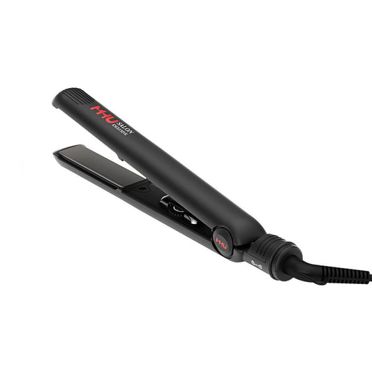 Like A New MHU Flat Iron 1 Inch Professional Travel Portable Negative Ions Protect Hair, Hair Straightener&Curler Anti frizz Dual Voltage Salon Floating Titanium Plate, Hair Iron, Fast Heat Adjustable Temp Black
