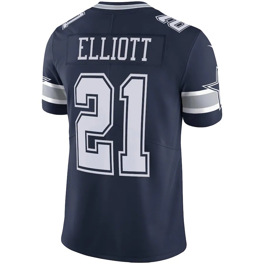 اصل برانڈ Ezekiel Elliott Navy Dallas Cowboys Game Team Jersey