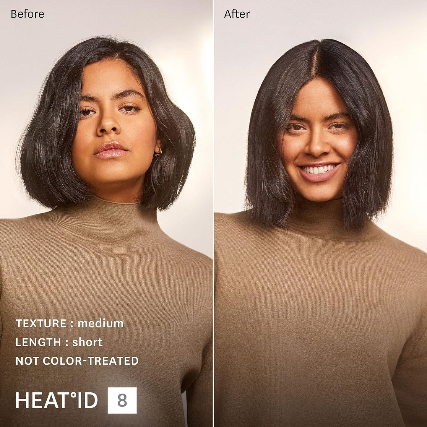 Like A New T3 Smooth ID 1” Flat Iron with Touch Interface - Digital Ceramic Flat Iron with Interactive HeatID Technology for Automatic Heat Setting Personalization