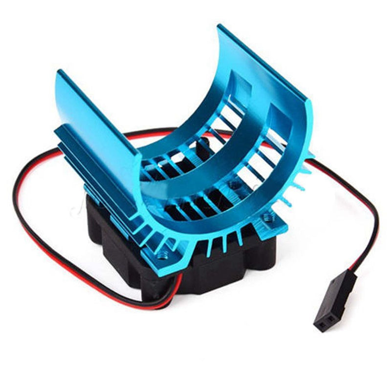 Heat sink with 5V Cooling Fan for 1/10 RC Car 540 550 3650 Size Motor