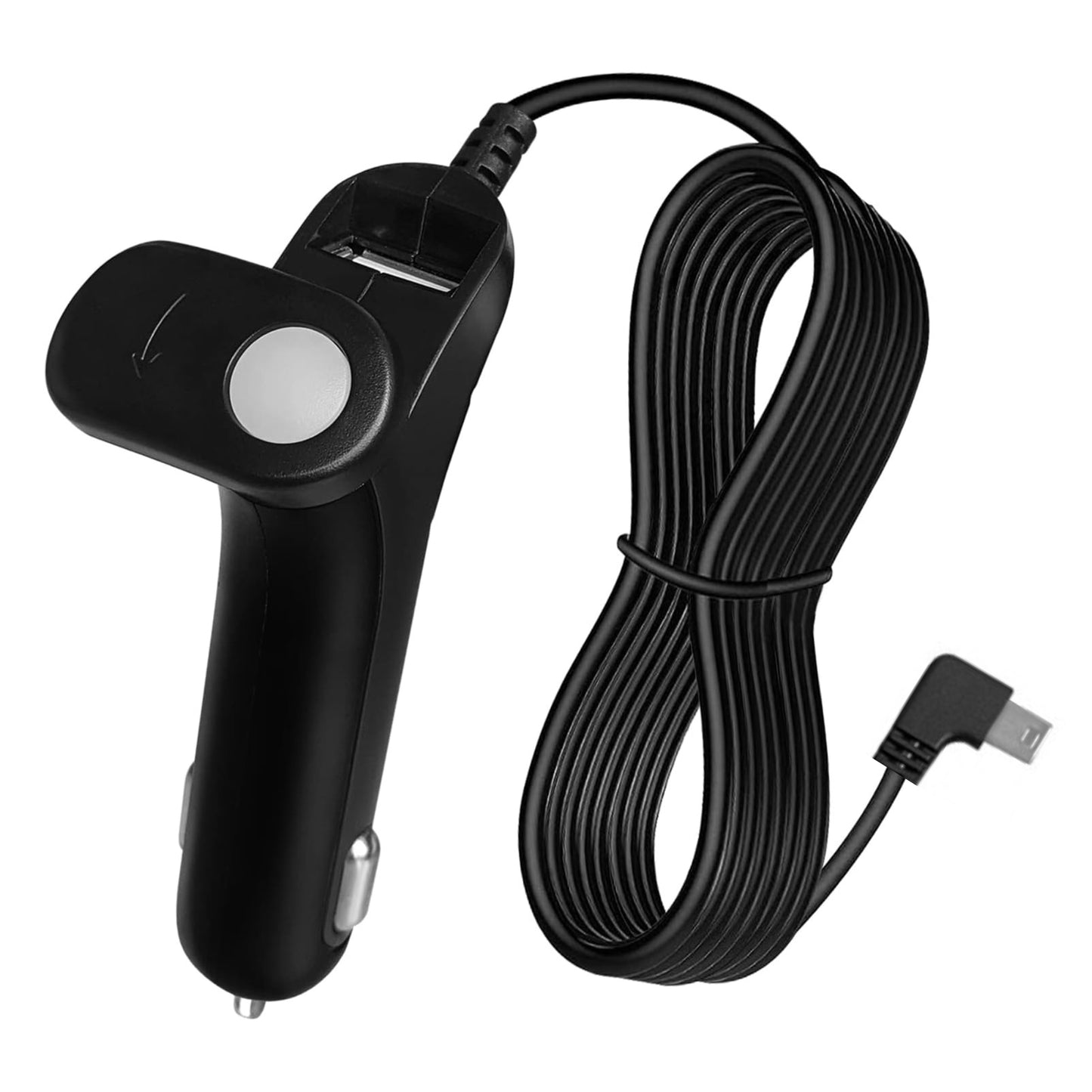 Car Camera Charger Mini USB, With Hidden USB Port Car Charger with 11.5ft,Compatible with All Mini Usb Port Dash Cam, GPS Navigator,Android Devices.