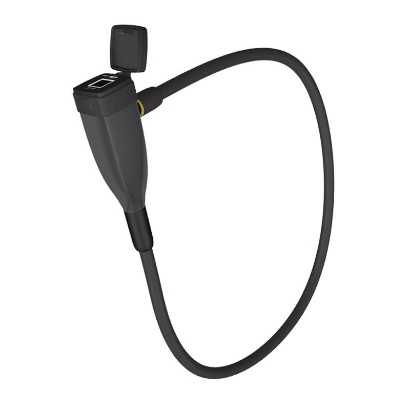 Bio Key Smart fingerprint Touchlock Wire Lock Ride The Electric Revolution Fingerprint Lock for Bicycle/Bike | Rechargeable Battery Operated Bicycle Lock Steel Cable Ip54 Water Resistant Stores Upto 20 Fingerprints