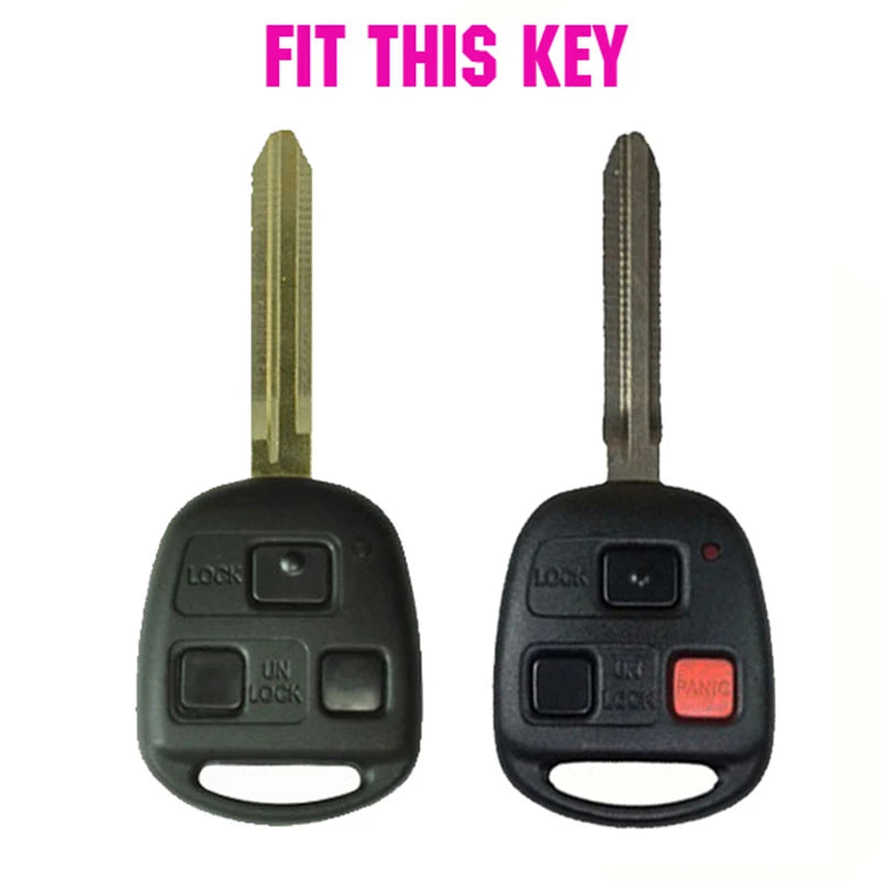 Silicone Key Case Cover For Toyota Land Crusier FJ Cruiser For Lexus ES GS LS IS RX SC LX RX400h ES330 RX330 GS300 GS430