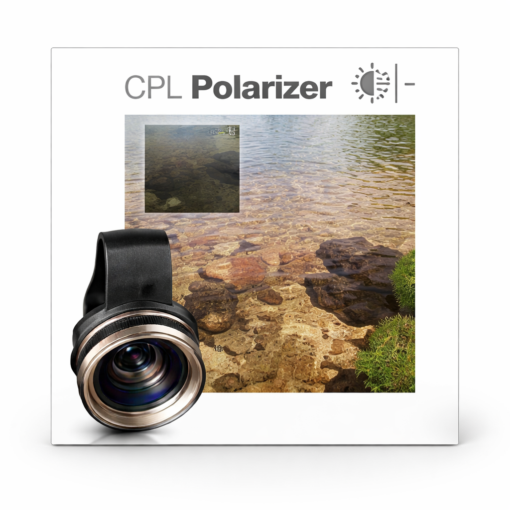 Lifetrons Multi-functional Mobile Phone CPL Polarizing Lens - CPL Polarizing Filter (Item No.: FG-6022N-CG-CPL)