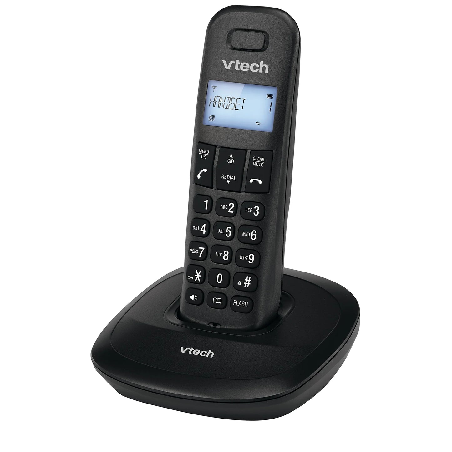 Vtech Single Cordless Phone Black (ES1810A)