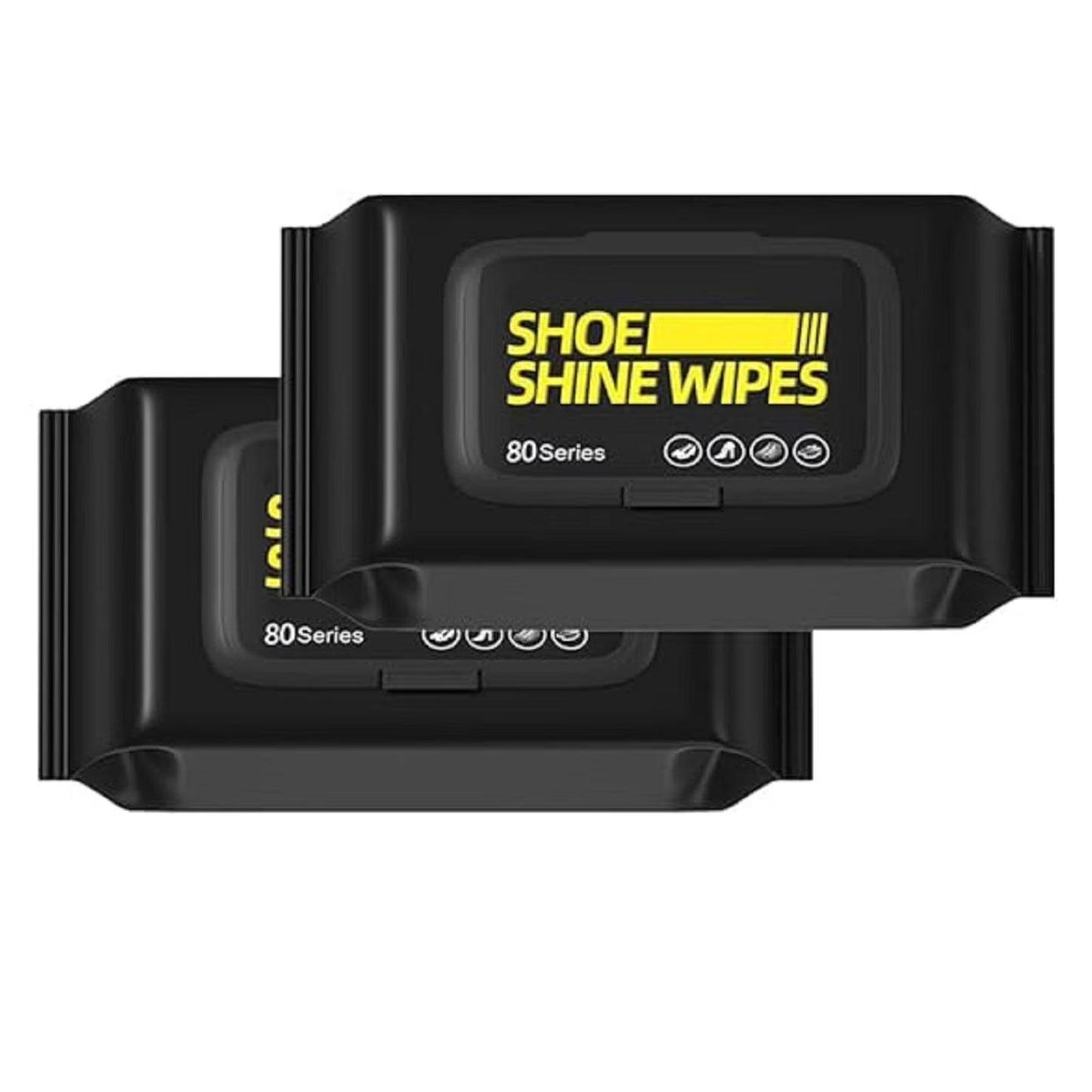 Shoe Wipes & Sneaker Wipes – (80 + 80 Count) Pack of 2 – Quick Wipes for Shoes Cleaning – Shoe Cleaning Wipes for All Shoes – Portable Cleaner for Sneakers, Leather & Sports Footwear White