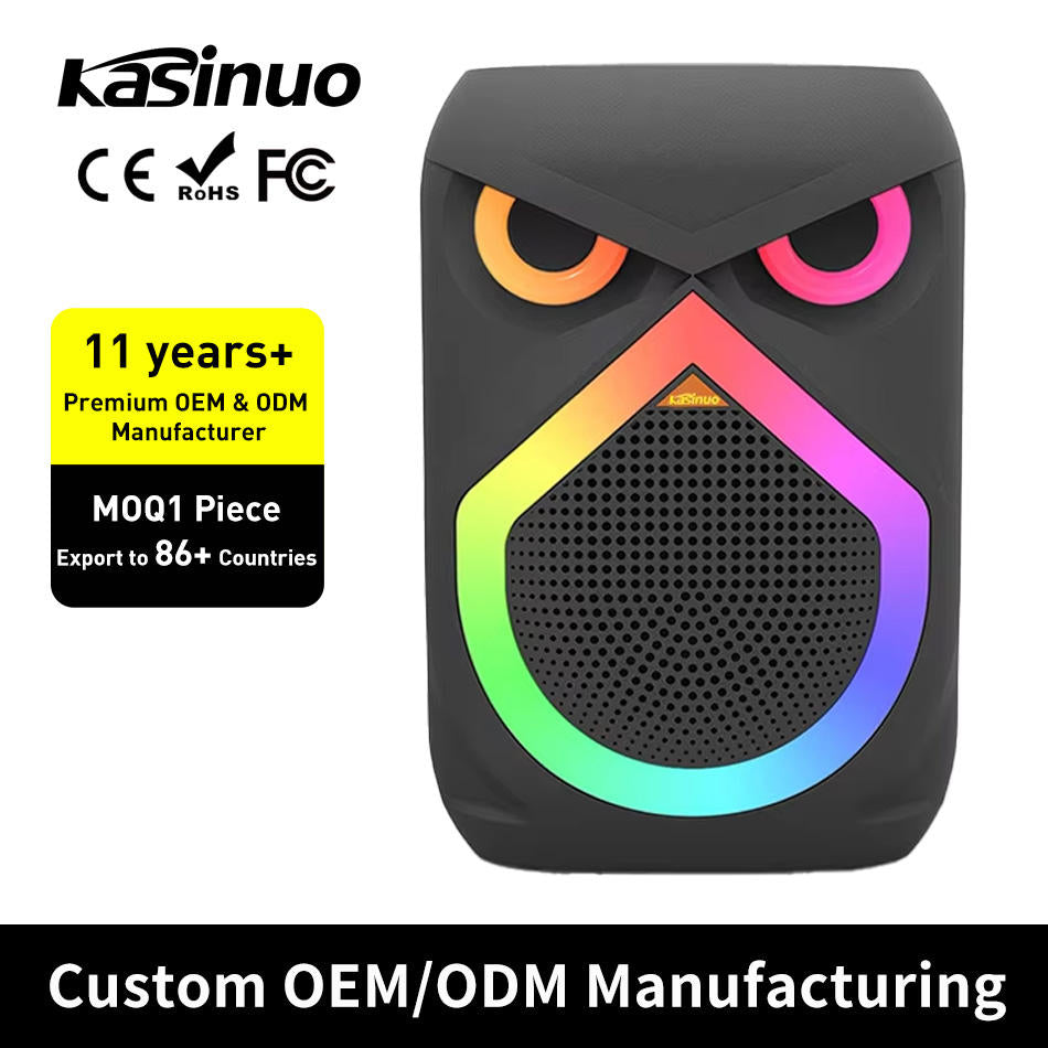 Portable DJ Bluetooth RGB Speaker with Wireless Microphone – 1800mAh Rechargeable Battery, 20M Mic Range, Voice Changer Deep Bass, Karaoke Party Speaker