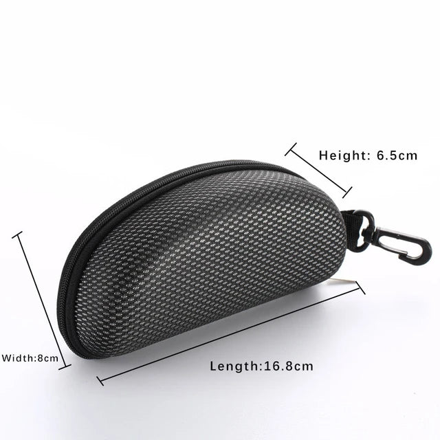 ROBESBON High Quality DIY Cycling Sunglasses Case Zipper Box Outdoor Sport MTB Glasses Box Motorcycle Goggles Sunglasses Case