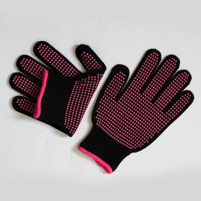 Newest 300 Centigrade Heat Resistant BBQ Gloves Cotton Silicone Non-Slip Hair Styling Work Gloves Wholesale