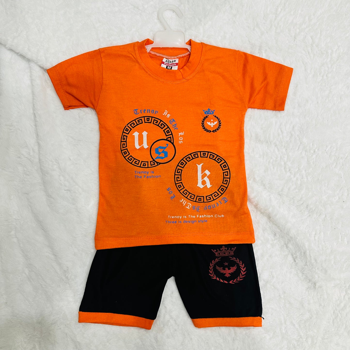 Minime Summer Boys Half Sleeves 2 Piece Suit