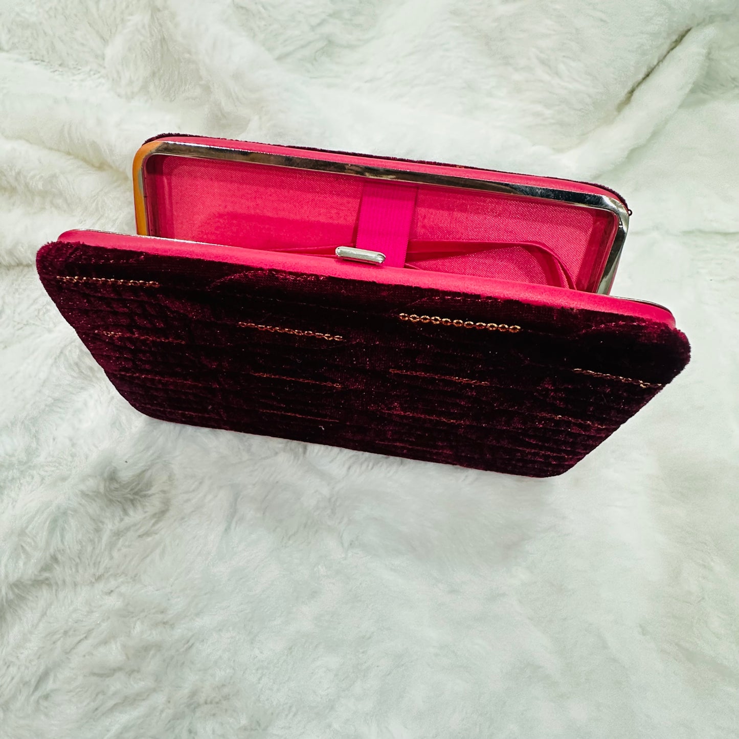 Clutch for Girls – Stylish Sequins  Elegant Bridal Party Handbag | Wedding & Festive Evening Purse With Mobile holder