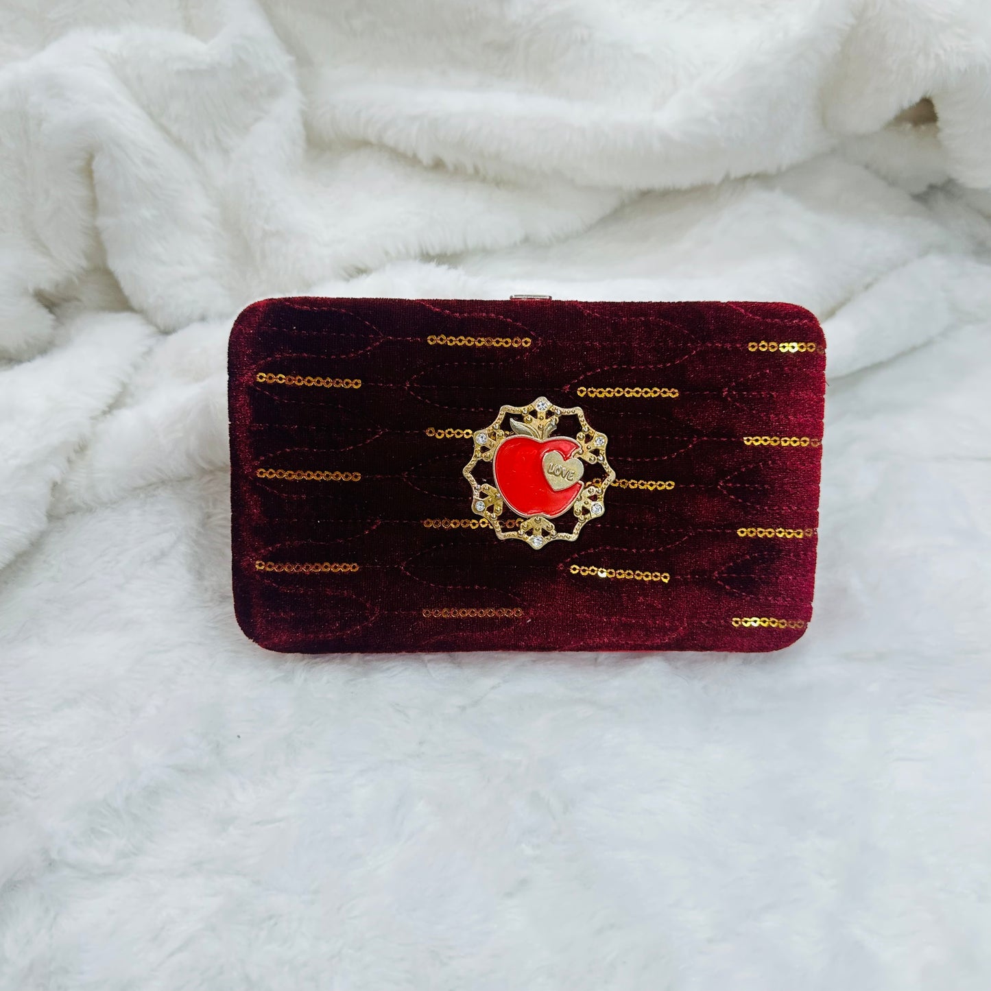 Clutch for Girls – Stylish Sequins  Elegant Bridal Party Handbag | Wedding & Festive Evening Purse With Mobile holder