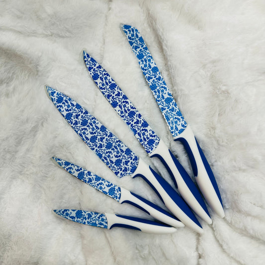 Fissman 5 Pcs Kitchen Knife Set - Sharp, Durable & Stainless Steel Ideal For House Warming Gift