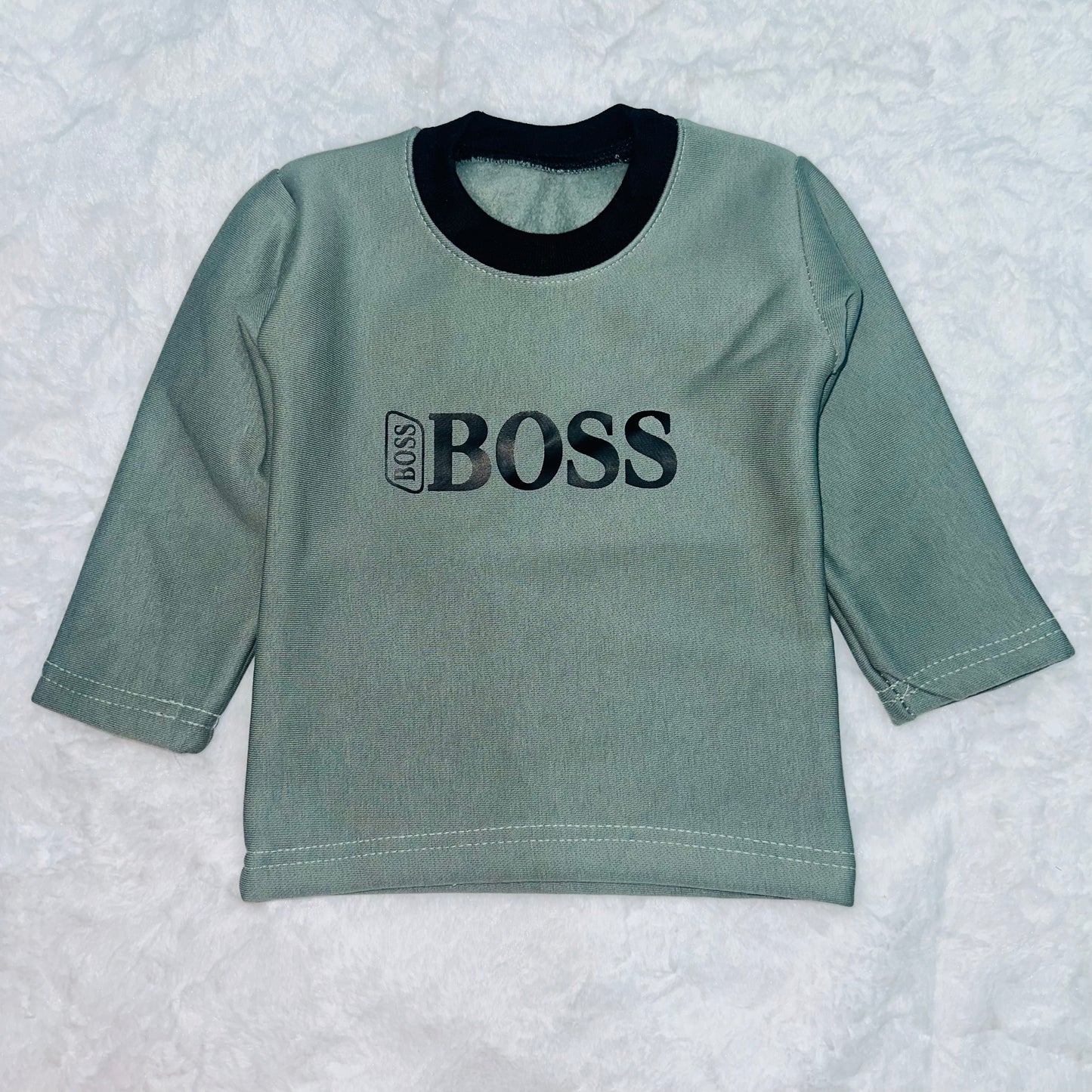 Minime 2024 Winter Fleece Sweatshirts for Baby Boys 1 Year