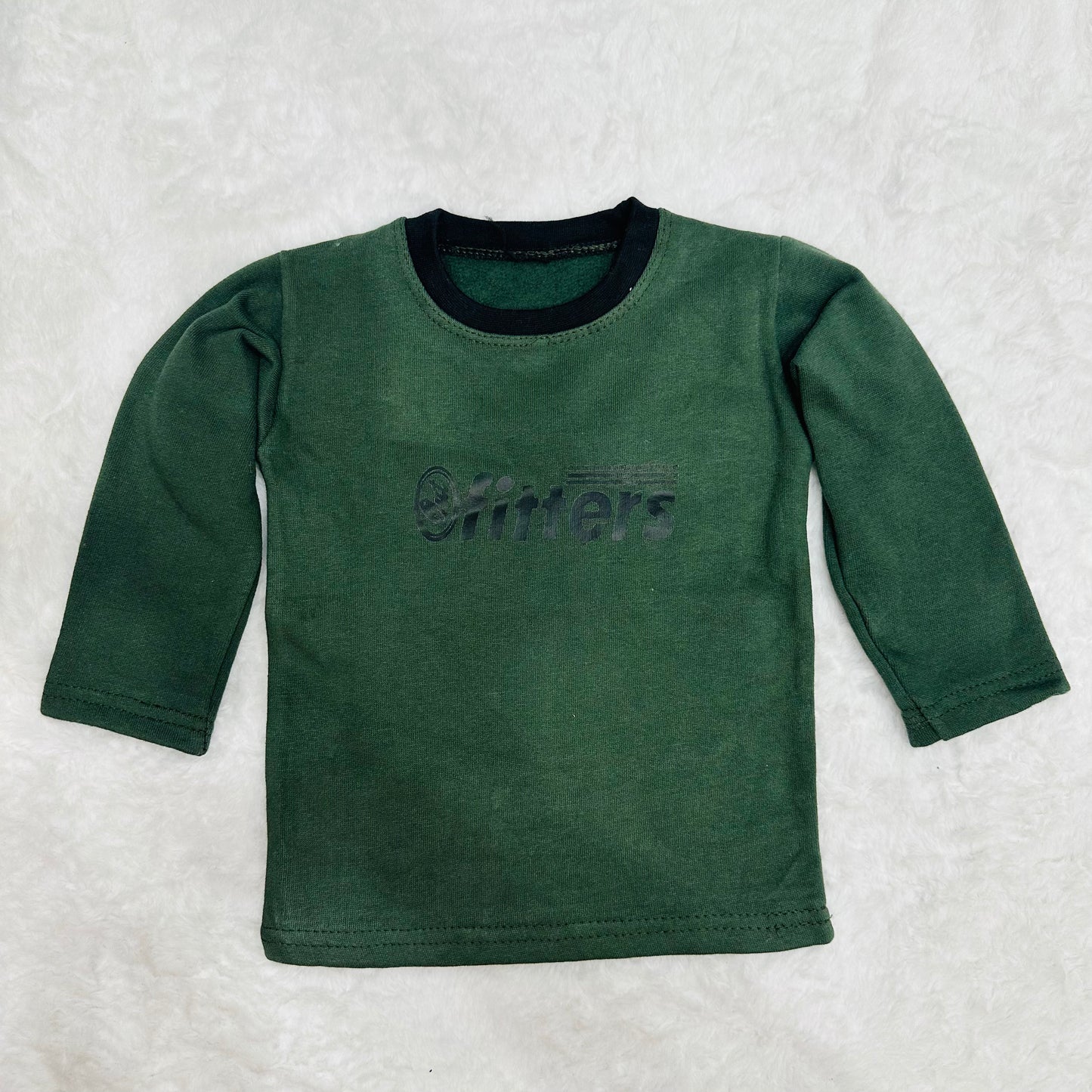 Minime 2024 Winter Fleece Sweatshirts for Baby Boys 1 Year