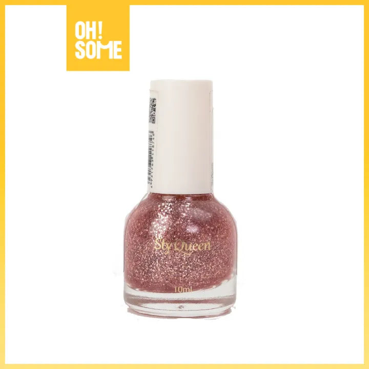 Sty Queen Water-Based Nail Polish – Non-Toxic, Quick-Dry, Peel-Off Formula for Healthy, Glossy Nails