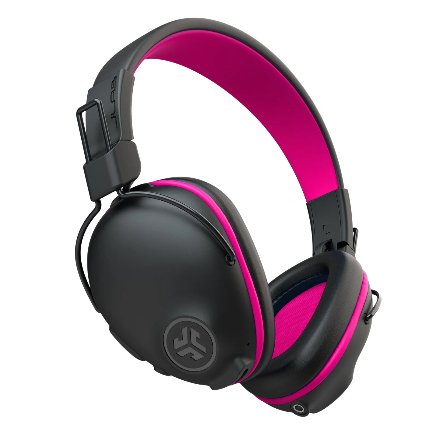 JLab JBuddies Pro Wireless Over-Ear Kids 2 in 1 Headphones Wireless+Wired | 35+ Hour Battery Life | Built-in Volume Regulators for Safety | Share Mode | Folding | Adjustable | Noise Isolation | with Mic | Blue