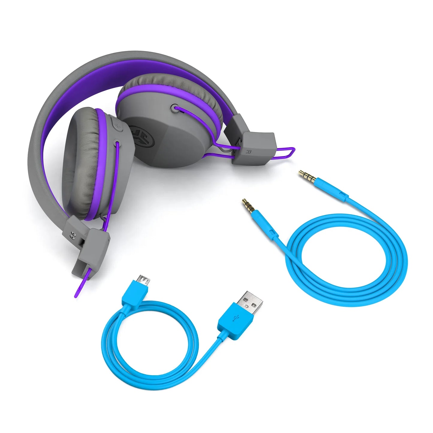 JLab JBuddies Studio Kids Headphones Wireless - Bluetooth Headphones Kids for Boys & Girls, Volume Limited Childrens Earphones with Mic, 24+ Hr Playtime, Noise Isolation, Sharing & Wired Mode
