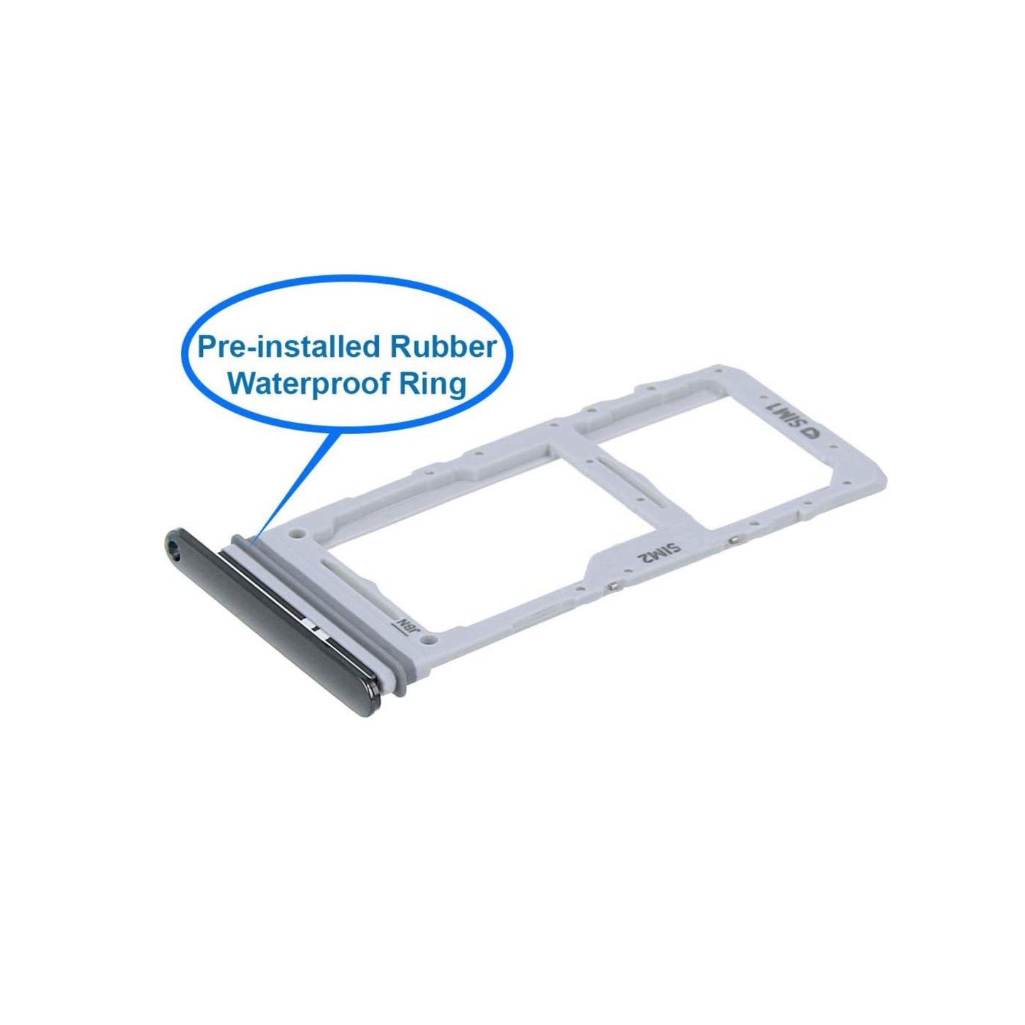 MMOBIEL Dual SIM Card Slot Tray Holder Replacement Compatible with Samsung Galaxy S20 Plus / S20 Ultra 2020 - Incl. Rubber Gasket and Sim Pin - Gray Visit the MMOBIEL Store