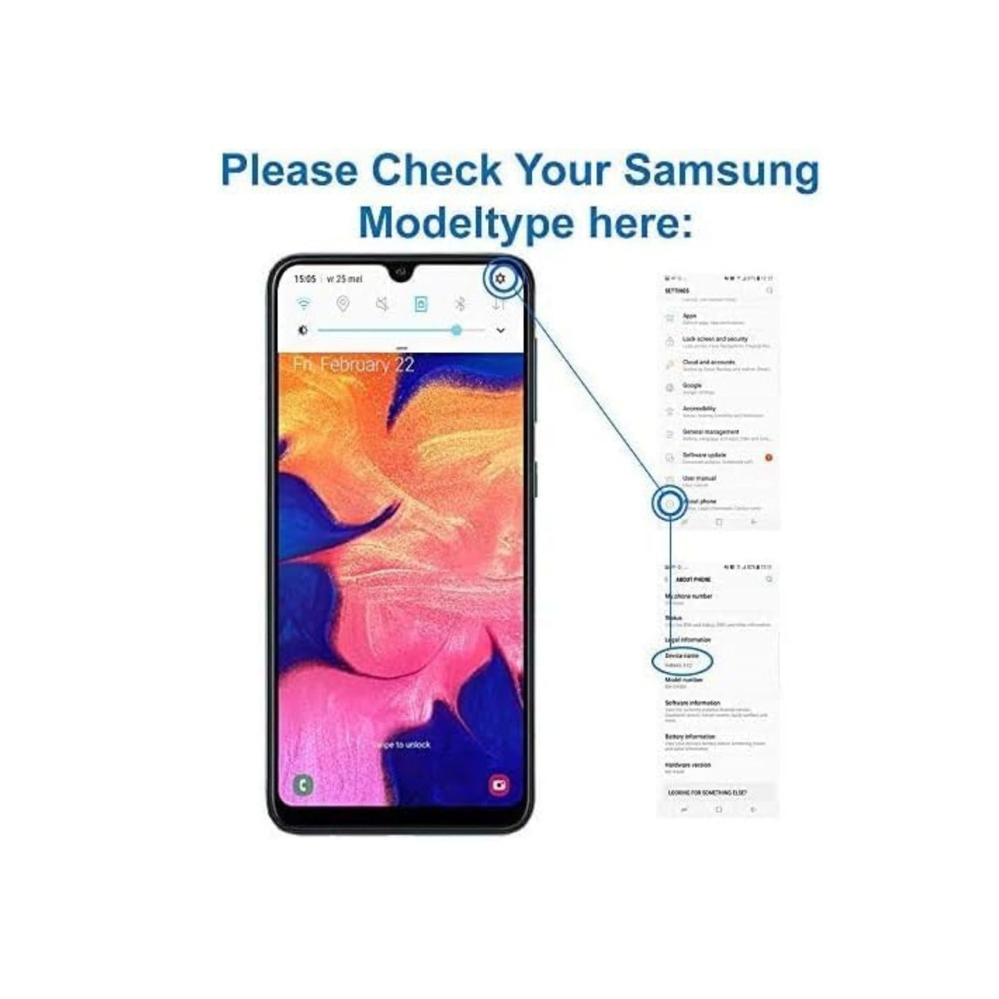 MMOBIEL Dock Connector Compatible with Samsung Galaxy A10s 2019 - Charging Port - Headphone Port/Microphone Replacement - Micro USB - Incl. Screwdrivers