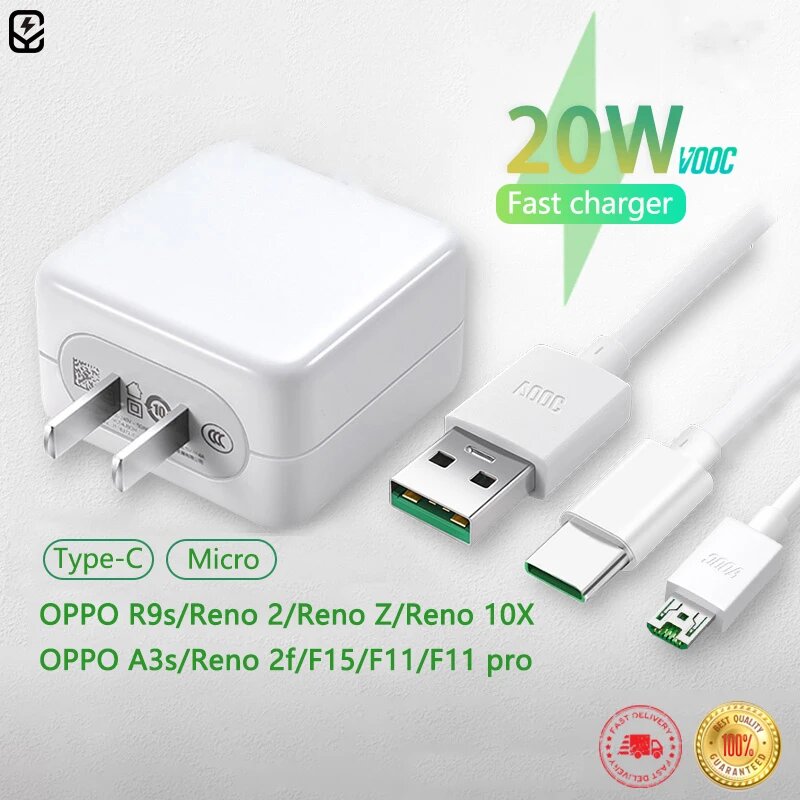 ORIGINAL OPPO R11 Charger Flash Charge VOOC Micro usb / Type-c Cable Original 5V 5A Fast Charging for R11s R9