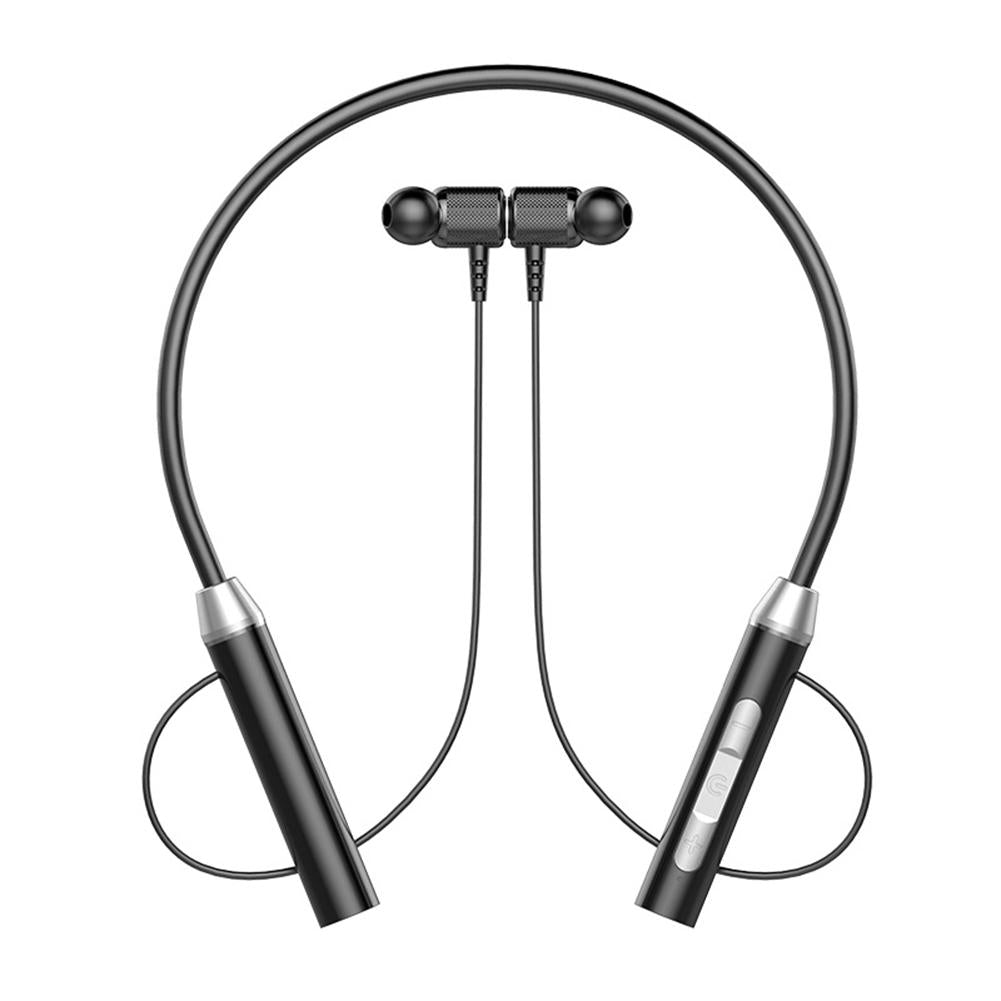 Wireless Bluetooth5.2 Headphones Long Standby Business Headset Neck Hanging Waterproof Sport Earphones Stereo HiFi Noise Reduction In Ear Earbuds with Microphone