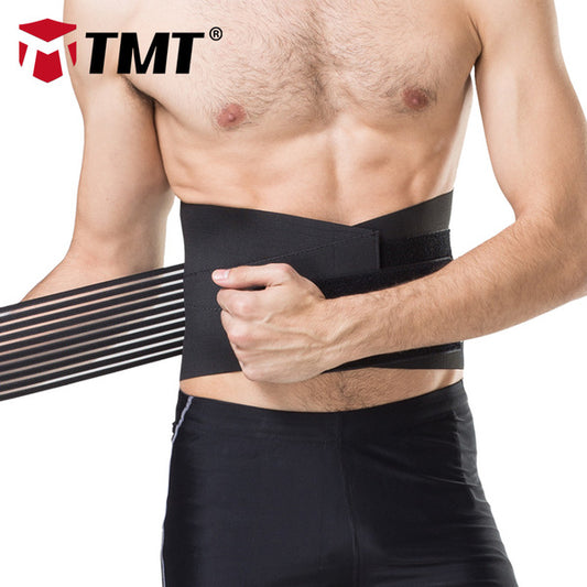 TMT sports waist belt men and women warm fitness squat training basketball equipment running protective gear waist belt