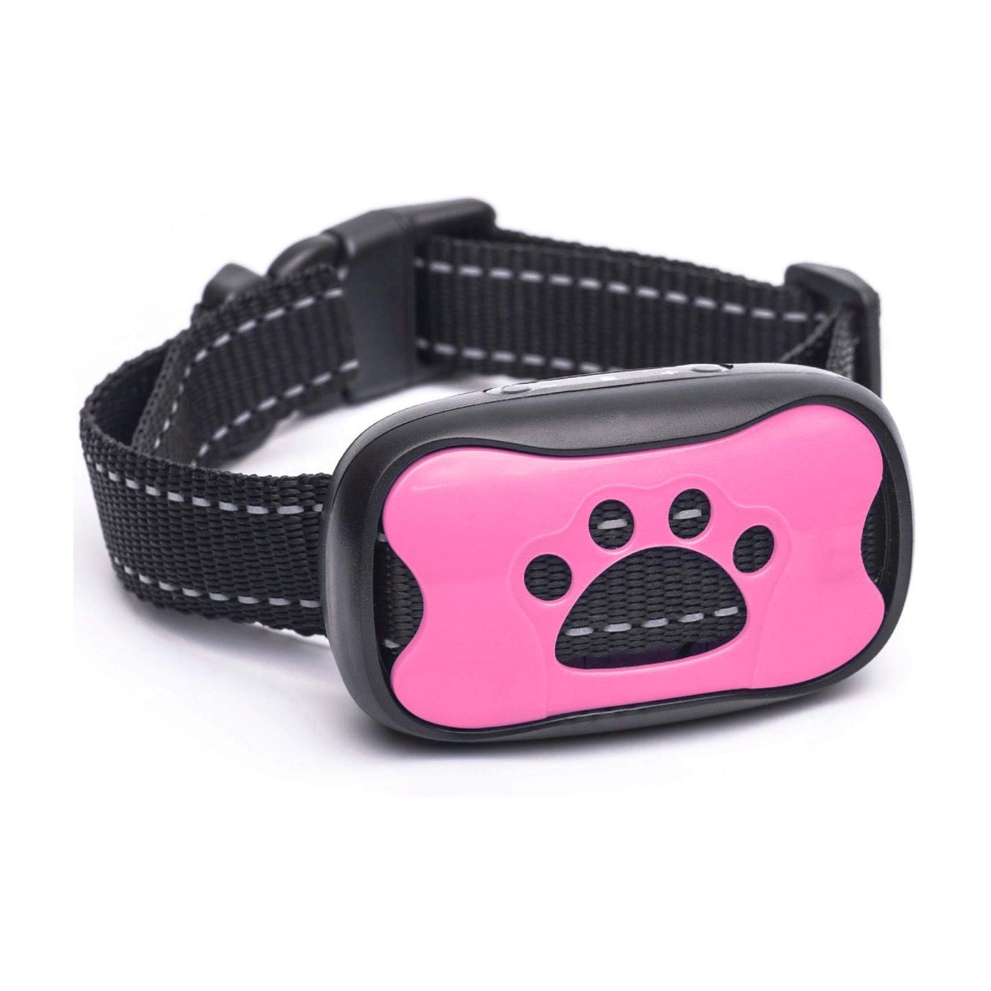 Trust the Paw - Bark Collar for 15-115 lbs Dogs - NO Shock - Humane Anti Bark Collar with Adjustable Sensitivity - Sound and Vibration - for Small Medium Large Breeds