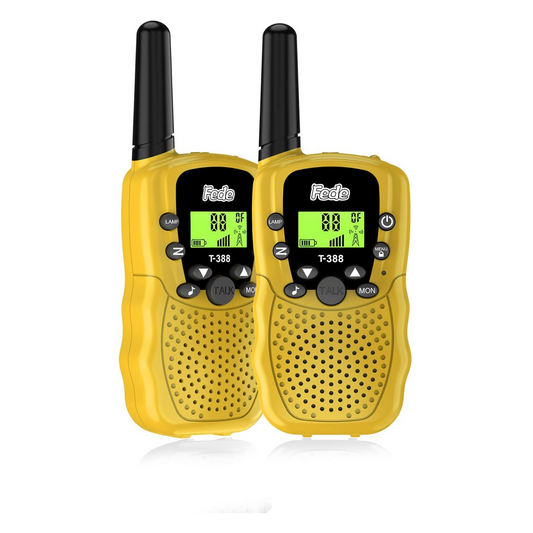 Fede Walkie Talkie Children, Girls Boys Gifts Toy for 3 4 5 6 7 8 9 10 12 Years, Walkie Talkie for Children 8 Channels 2 Way Radio 3 km Long Range Outdoor Adventure Camping