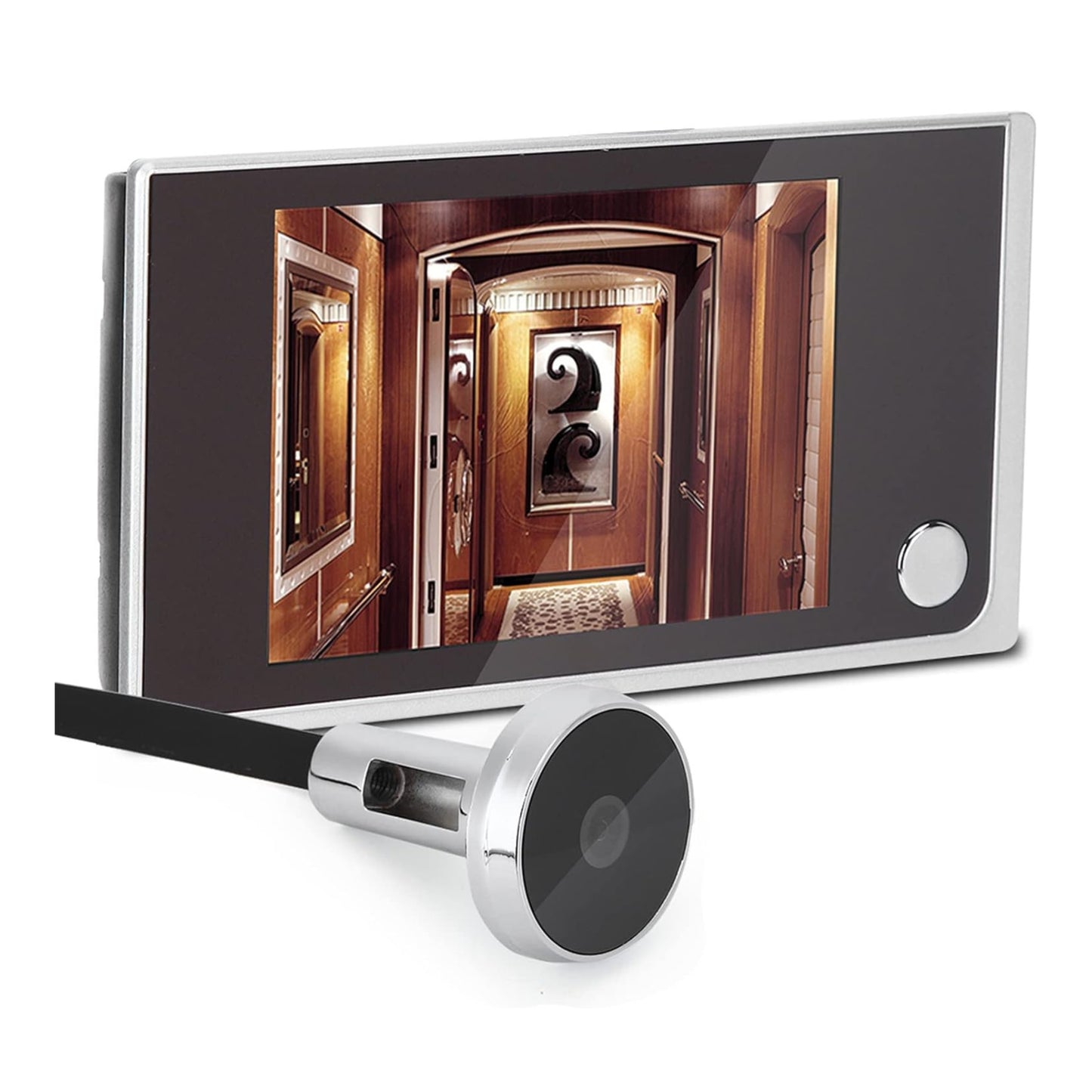 Home Visual Doorbell Digital Door Eye Viewer Camera 3.5 inch LCD HD Screen 120 Degrees Wide Angle View for Home Security System