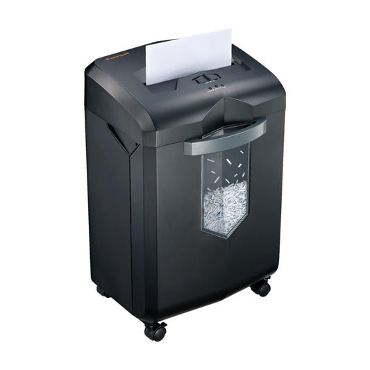 Bonsaii Paper Shredder, 18-Sheet 60-Minutes Paper Shredder for Office Heavy Duty Cross-Cut Shredder with 6 Gallon Pullout Basket & 4 Casters, Jam-proof High Security Mail Shredder for Home Use(C149-C)