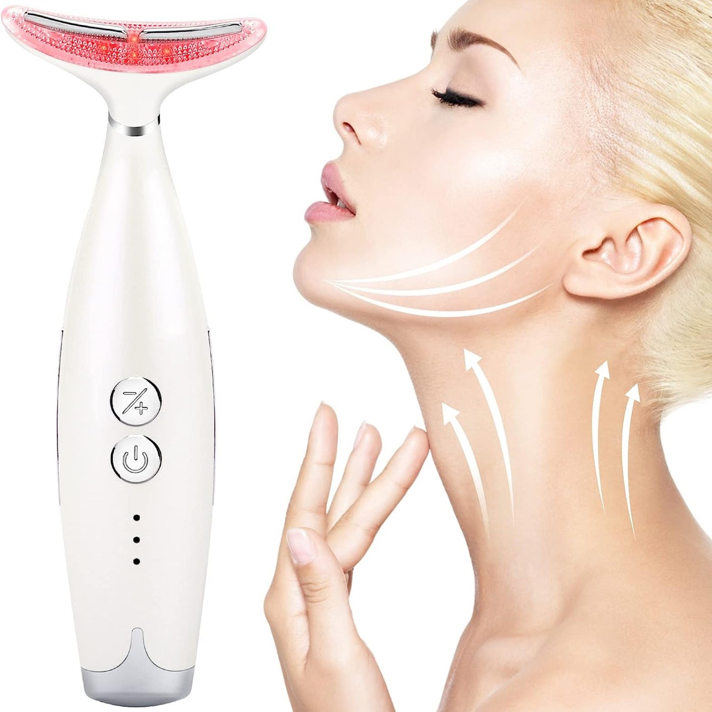 Facial Lifting Machine, Wrinkle Removal Machine for Skin Tightening, Ultrasonic Anti-Wrinkle Anti-Aging for Face Neck Women