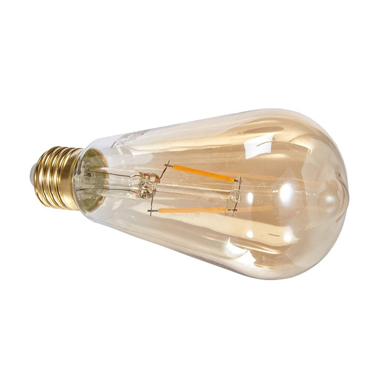 OSRAM LED Vintage Edition 1906 / LED-lamp in Edison Form with E27-base / not dimmable / replacement for 2.8 Watt / clear / warm white - 2400 Kelvin / 1 pack [Energy Class E]