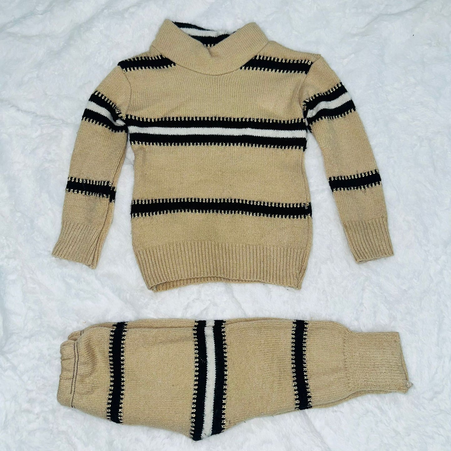 Minime 2024 Winter Suit Boys Sweater Wool Suit Multicolour 1 Year