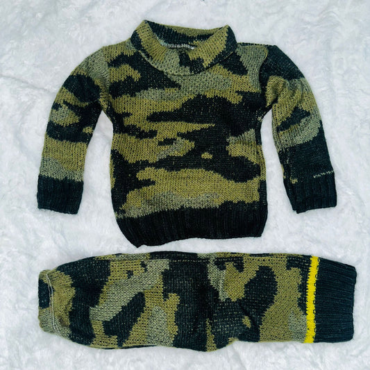 Minime 2024 Winter Suit Boys Sweater Wool Suit Multicolour 1 Year