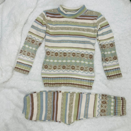 Minime 2024 Winter Suit Boys Sweater Wool Suit Multicolour 2.5 to 3 Year