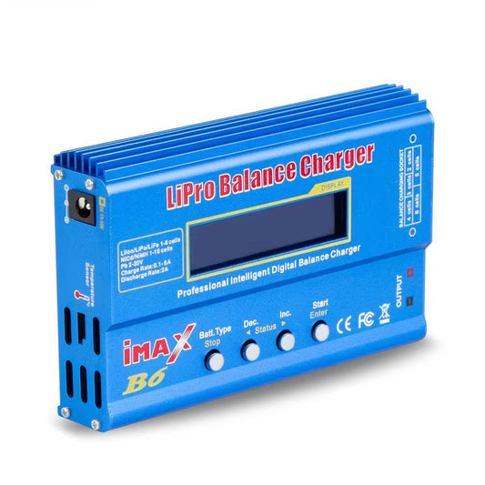 IMAX B6 Lipo Battery Balance Charger 80W 6A Discharger for NiMH/NiCd (1-15S) LiPo/Li-ion/Life Battery (1-6S) RC Hobby Batteries Balance Charger