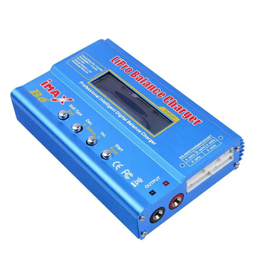 IMAX B6 Lipo Battery Balance Charger 80W 6A Discharger for NiMH/NiCd (1-15S) LiPo/Li-ion/Life Battery (1-6S) RC Hobby Batteries Balance Charger