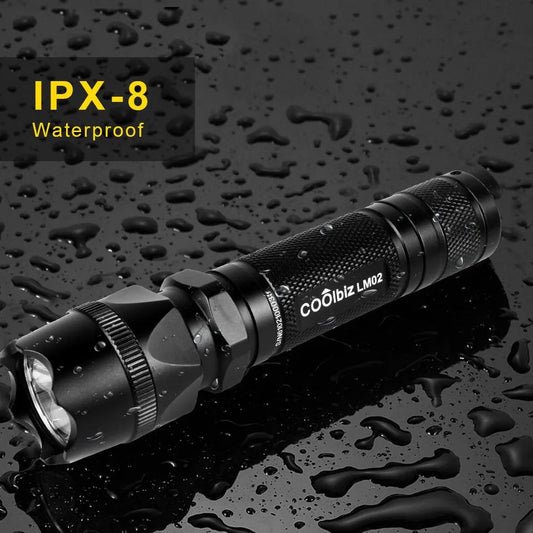 LM02 Highlight Outdoor Tactiacl Long Shot Flashlight Camping and Hiking Lights