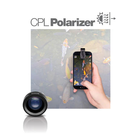 Lifetrons 4 in 1 Multi functional mobile phone lens set (fisheye + macro + polarized + ultra wide angle)