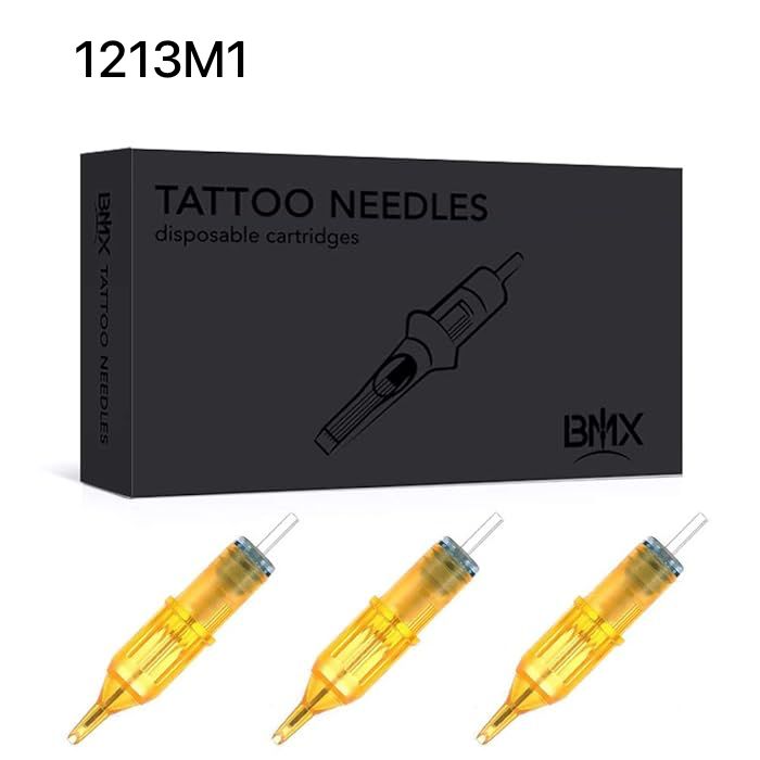 1213M1 Cartridge Needles -BMX 10pcs Professional Tattoo Needles Cartridge Disposable Sterilized Cartridge Needle 1213M1