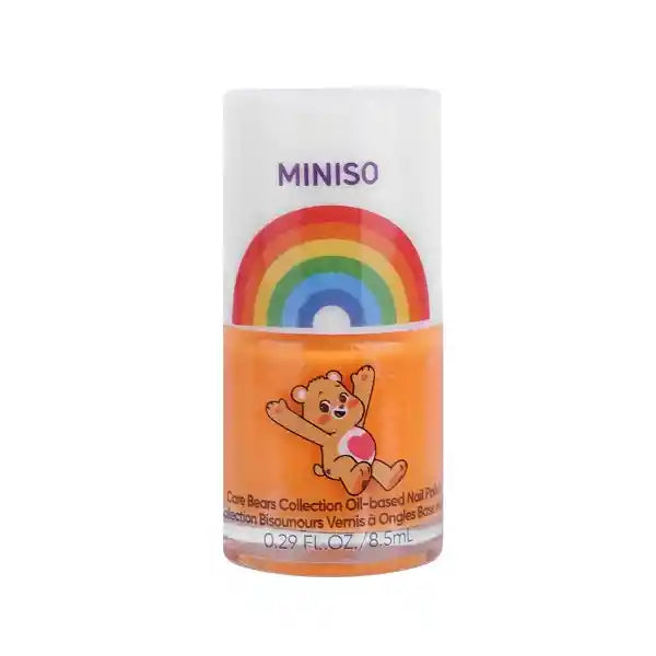 MINISO  Water-Based Nail Polish – Non-Toxic, Peel-Off Formula, Quick-Dry, Odor-Free, Safe for Kids & Adults, Long-Lasting Shine, Easy Removal Without Acetone .