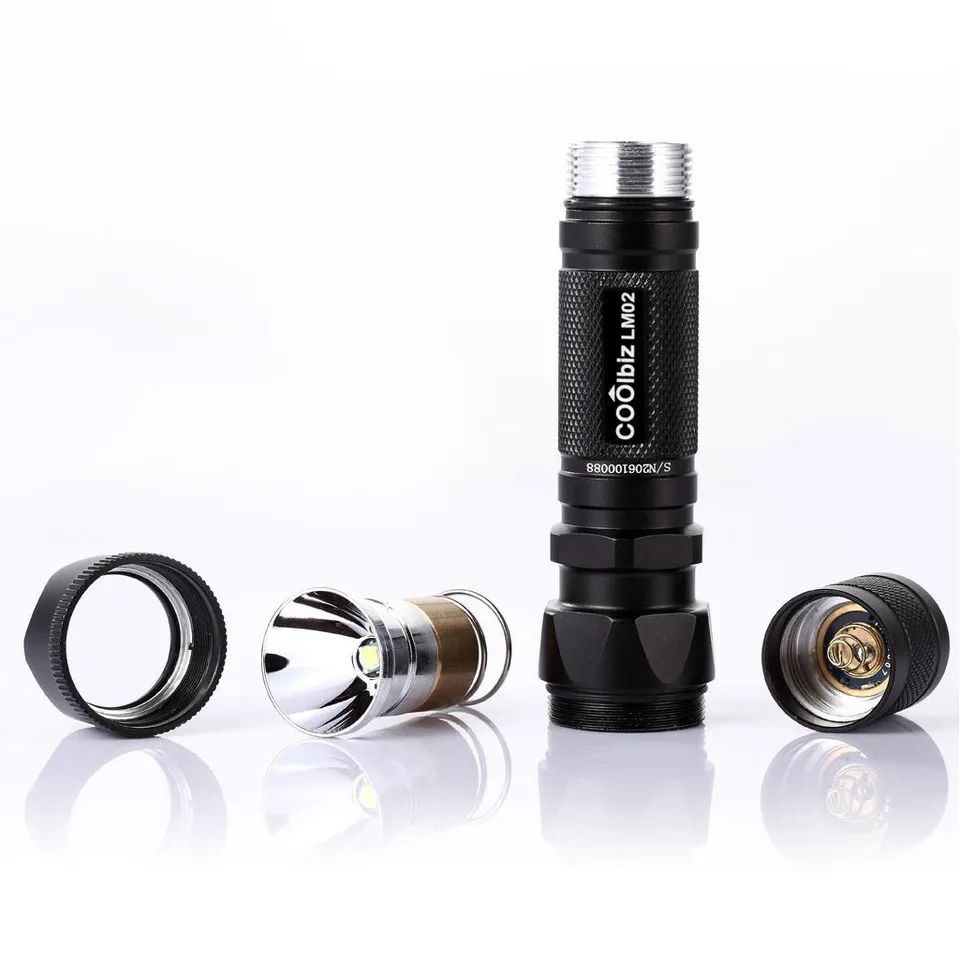 LM02 Highlight Outdoor Tactiacl Long Shot Flashlight Camping and Hiking Lights