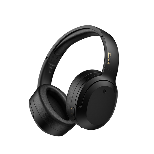 Edifier W820NB Plus Hybrid Active Noise Cancelling Headphones - LDAC Codec - Hi-Res Audio Wireless & Wired - Fast Charge - 49H Playtime - Over Ear Bluetooth V5.2 Headphones- Black